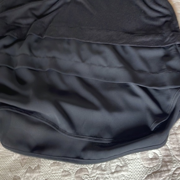 🌹GARAGE SALE 3 x $12🌹Michael Kors Sleeveless Black Zip Blouse, Sheer Bottom, M - Picture 9 of 9
